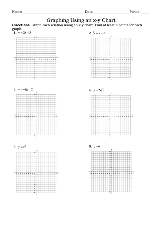 Graphing Using An X-y Chart