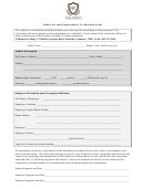 Public Servant Employment Verification Form - Williamson College