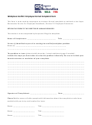 Workplace Conflict Employee Formal Complaint Form
