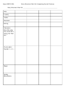 Story Structure Chart Template