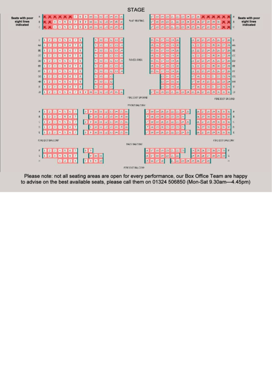 Fth Seating Plan - Falkirk Community Trust Printable pdf