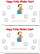 Happy Potty Sticker Chart