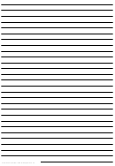 Lined Paper (black On White)