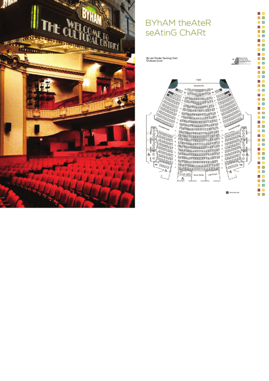 Byham Theater Seating Chart Printable pdf