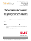 Trf Request Form For Cic - Ielts Victoria