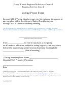 Proxy Voting Form - Rac-g