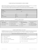 Subcontractor Orientation Form