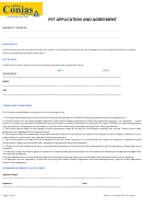 Pet Application And Agreement Template