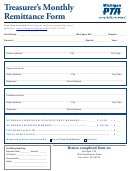 Treasurer's Monthly Remittance Form