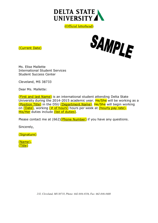 Employment Confirmation Letter Template Printable pdf