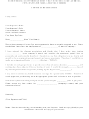 Formal Letter Of Resignation Template