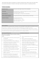 Personal Care Attendant/assistant In Nursing Position Description