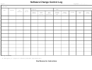 Software Change Control Log Printable pdf
