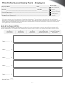 Fy16 Performance Review Form - Employee