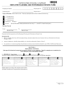 California State University, Long Beach Employee Planning And Performance Review Form