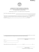 Form 3 - Connecticut Bar Examining Committee Amendment To Application For Admission To The Bar By Examination