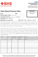 Home Blood Pressure Diary