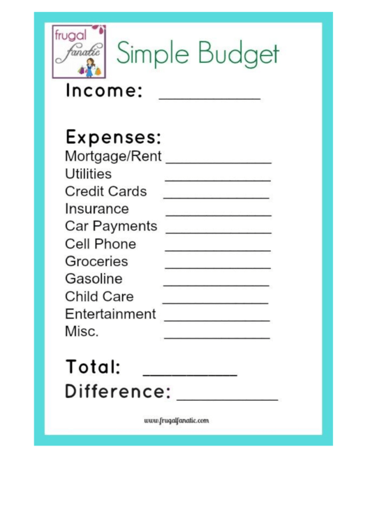Yearly Budget Spreadsheet Template Printable pdf