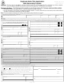 Duplicate Idaho Title Application With Ownership Transfer - Itd 3369