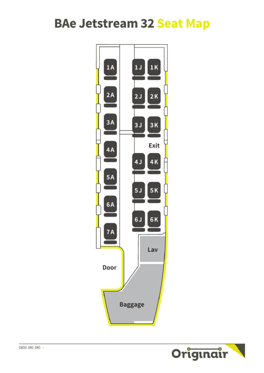 Bae Jetstream 32 Seat Map Printable pdf