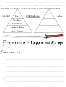 Feudalism In Japan And Europe Worksheet