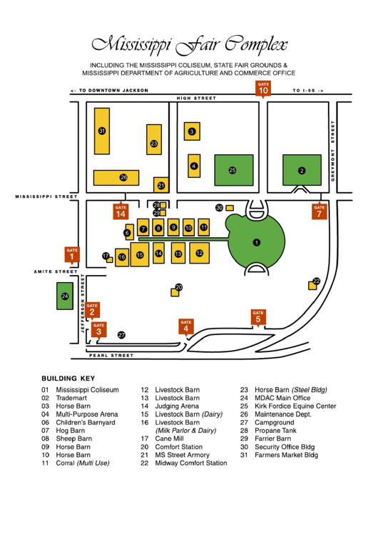 Mississippi Coliseum Seating Chart Printable pdf