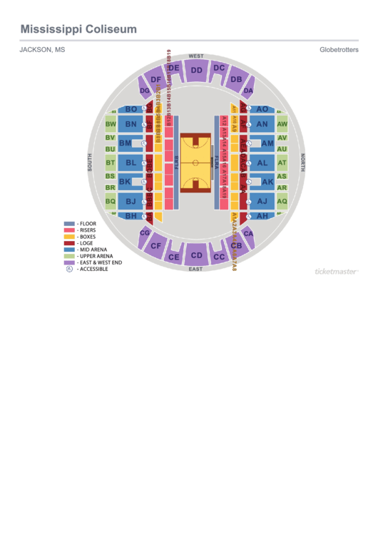 Mississippi Coliseum Printable pdf