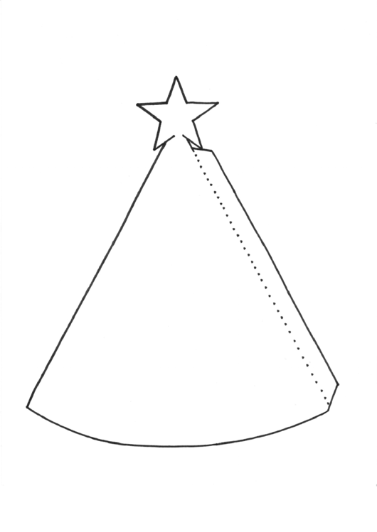 Christmas Cone Tree Template Printable pdf