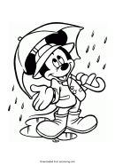 Mickey Mouse Coloring Sheet