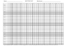 Scatter Plot Monthly Sleep Chart