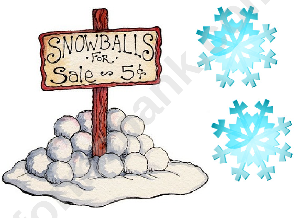Snowflakes And The "For Sale" Sign