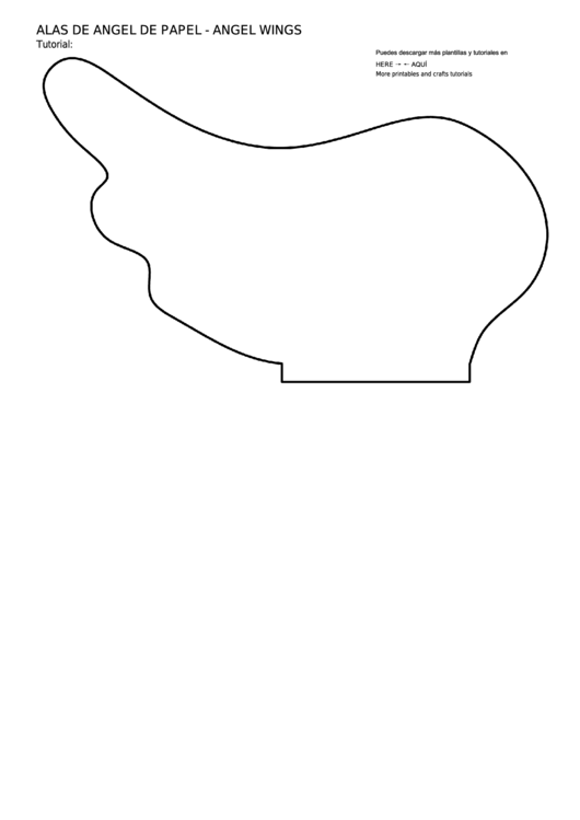 Angel Wings Template Printable Pdf Download
