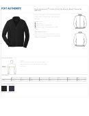 Port Authority Value Full-zip Mock Neck Sweater Size Chart