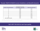Disaster Snap (d-snap) Income Guidelines And Benefit Amounts