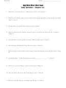 And Then There Were None (study Questions) - English Worksheet