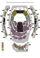 Muza Kawasaki Symphony Hall Seating Chart