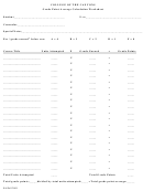 Gpa Calculation Worksheet - College Of The Canyons