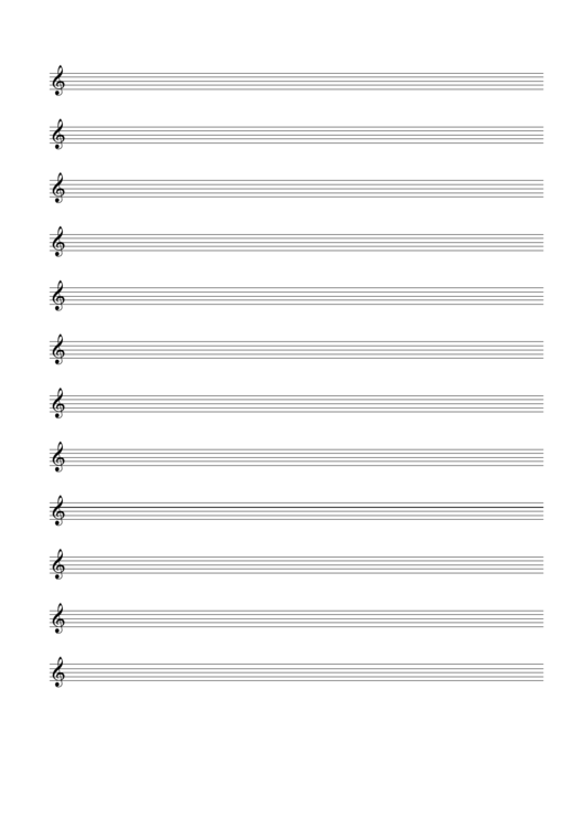 12 Tab Blank Sheet Music Printable pdf