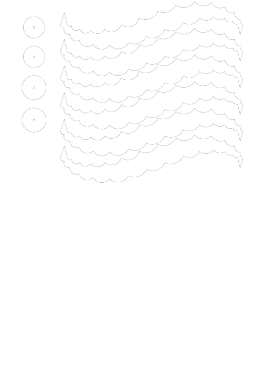 Wave And Dots Paper Decorations Printable pdf