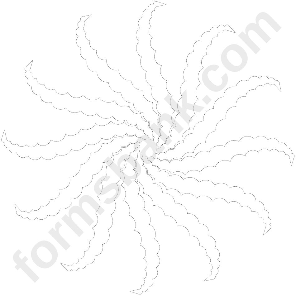 Whirligig Curly Paper Decorations