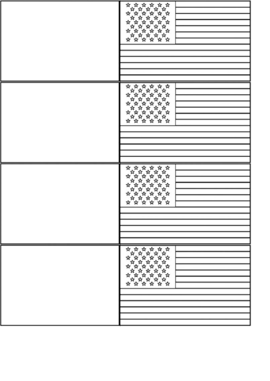 Black And White Pattern American Flag Printable pdf