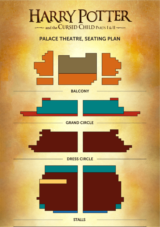 Palace Theatre - Seating Plan Printable pdf
