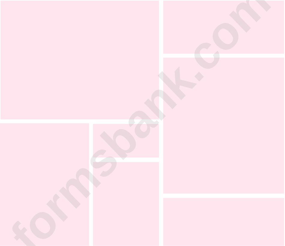 Blue/pink Color Geometric Shape Templates
