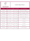 Any Occasion Party Rental Linen Size Chart