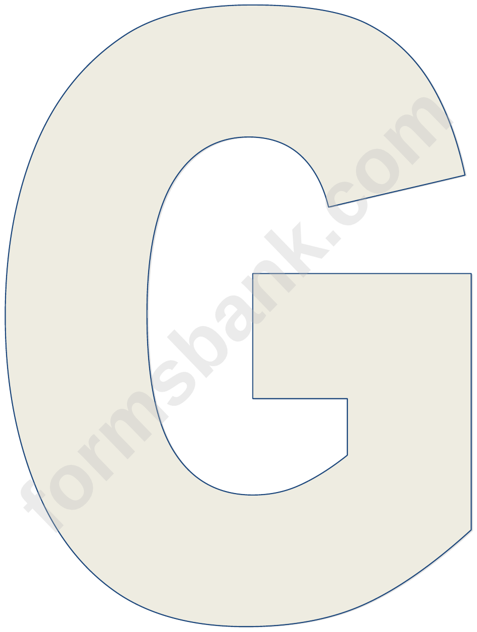 Letter G Chart