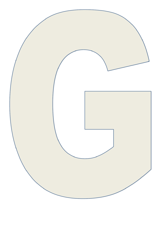 Letter G Chart Printable pdf