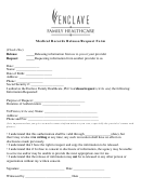 Medical Records Release/request Form - Enclave Family Healthcare