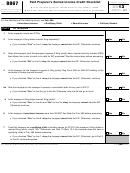 Form 8867 - Paid Preparer's Earned Income Credit Checklist
