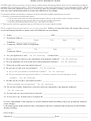 Permanent Resident Form - Millenia Medical Staffing