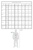 Helly Hansen Men's Size Chart